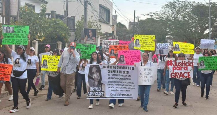 caminata por justicia para Grace en Tampico