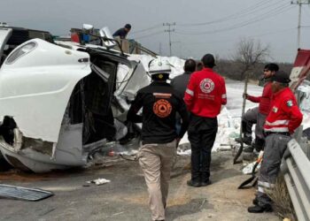 _chofer herido en Salinas Victoria
