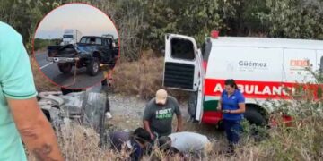choque frontal en la Victoria a Matamoros