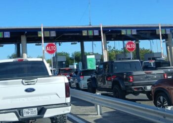 congestión en puentes internacionales de Matamoros