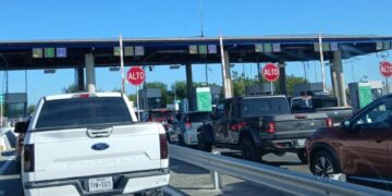 congestión en puentes internacionales de Matamoros