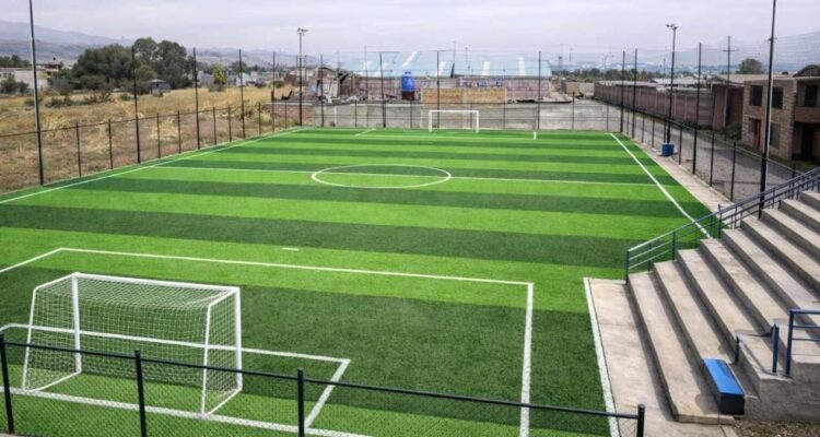 construcción de canchas de fútbol en Tamaulipas
