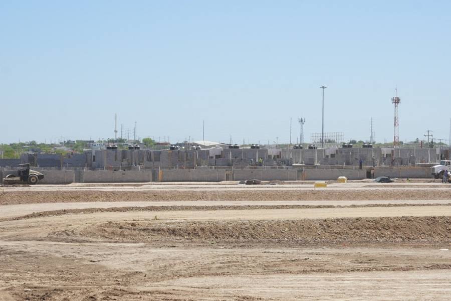 construcción de viviendas para el bienestar en Nuevo Laredo