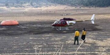continúa incendio forestal en Miquihuana