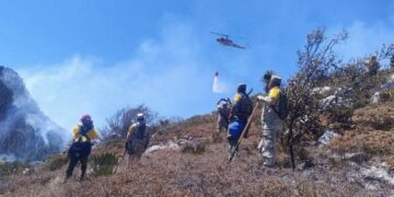 controlan incendio forestal Miquihuana