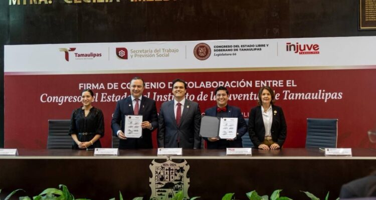 convenio INJUVE Congreso de Tamaulipas