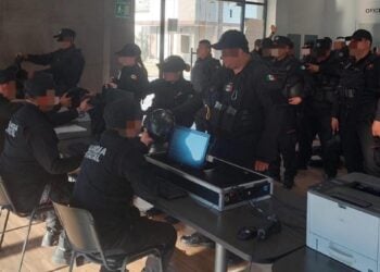 equipamiento de la Guardia Estatal en Nuevo Laredo