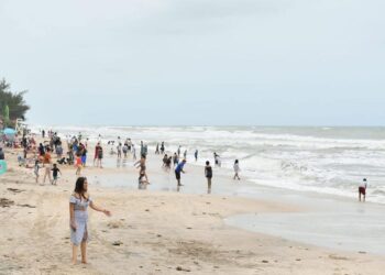 fiesta en playas de Tamaulipas