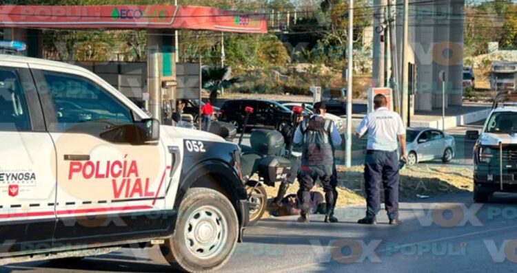 _golpea a agente de tránsito en Reynosa