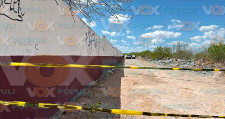_hombre terreno baldío en Reynosa