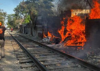 incendio vivienda de lámina Monterrey