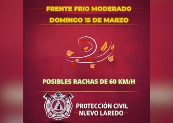 llega frente frío Nuevo Laredo