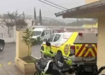 lluvias y granizo en Galeana