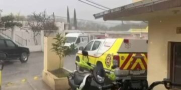 lluvias y granizo en Galeana