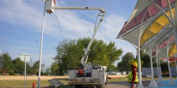 mantenimiento en parques de Nuevo Laredo