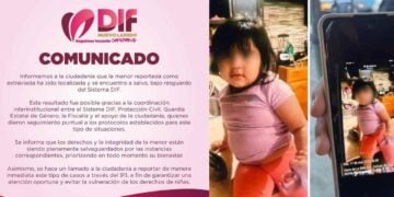 _menor extraviada en Nuevo Laredo