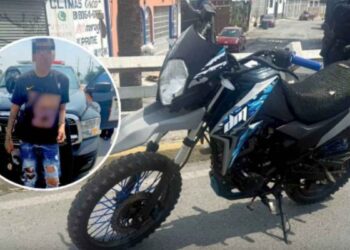 moto con reporte de robo en Guadalupe