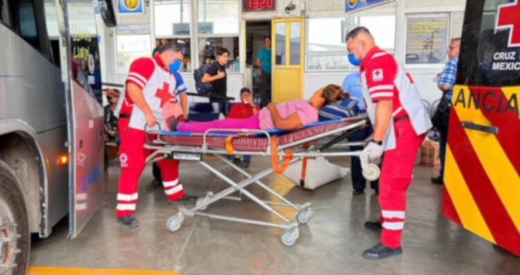 _mujer inconsciente rumbo a El Mante