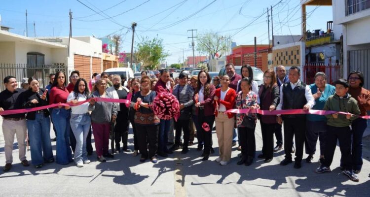obras de repavimentación en Nuevo Laredo