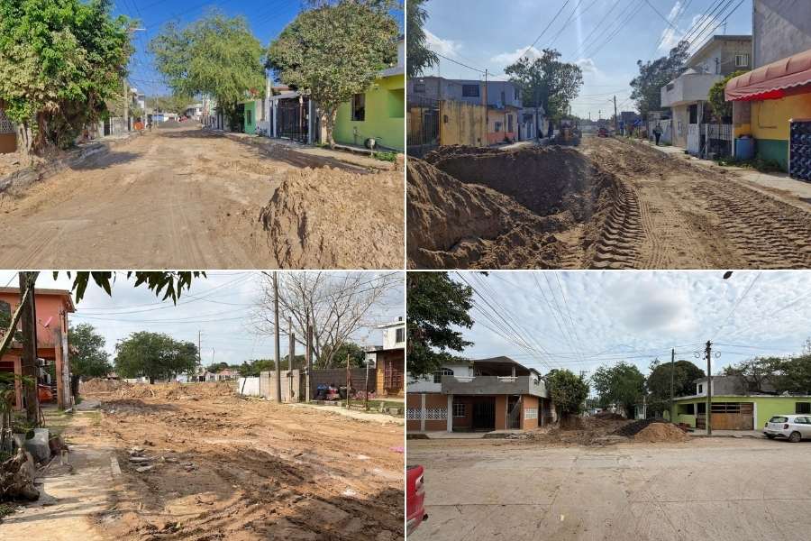 pavimentación de calles en Tampico