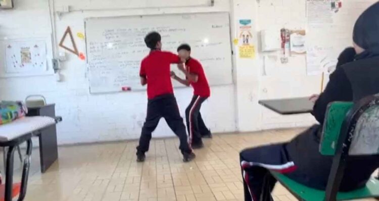 peleas secundaria Monterrey