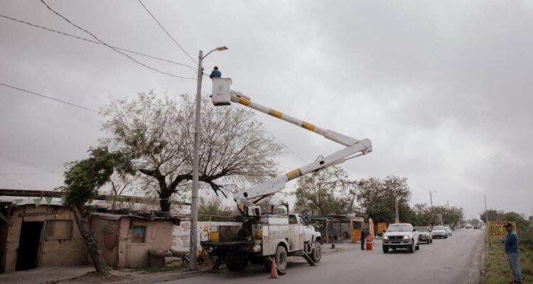 reporte de alumbrado público Matamoros