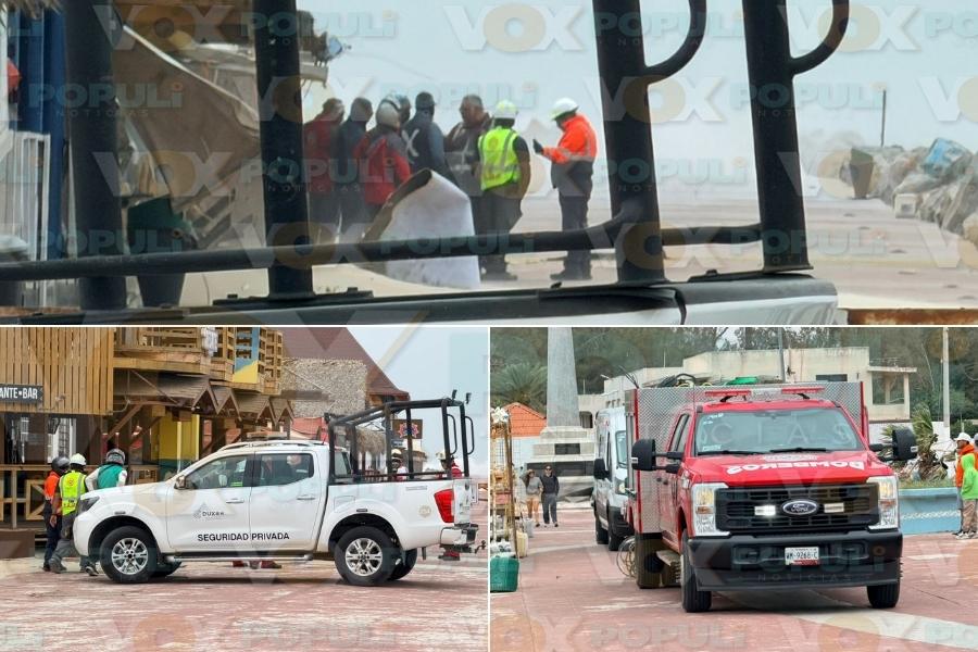 rescatan a pescador en Ciudad Madero