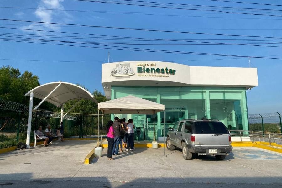 saturación Banco del Bienestar Tamaulipas