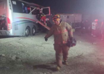 trabajador embestido en Apodaca