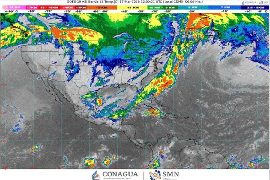 ¿Cómo afectará el frente frío 41 hoy en México este 17 de marzo de 2026