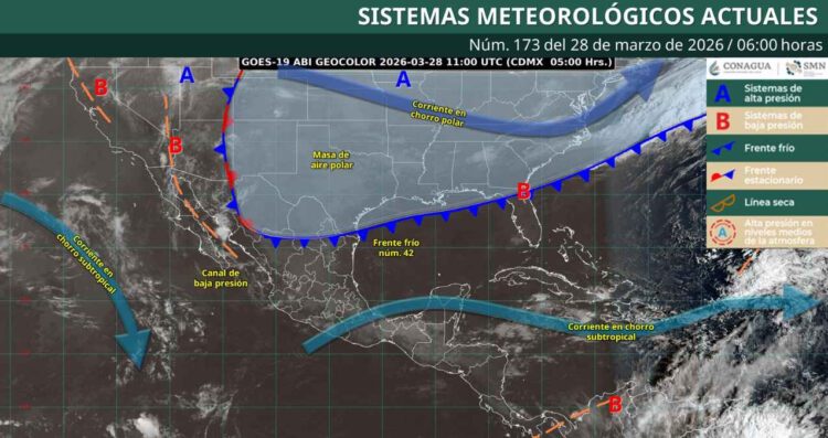 ¿Cuáles son los estados que enfrentarán tormentas muy fuertes hoy?