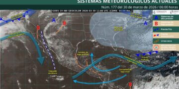 ¿Cuáles son los estados que tendrán precipitaciones y caída de aguanieve este lunes?