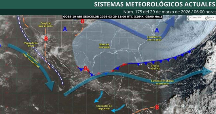 ¿En qué estados de México se prevén lluvias intensas el día de hoy