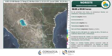 ¿Qué condiciones del clima se esperan hoy en Tamaulipas?