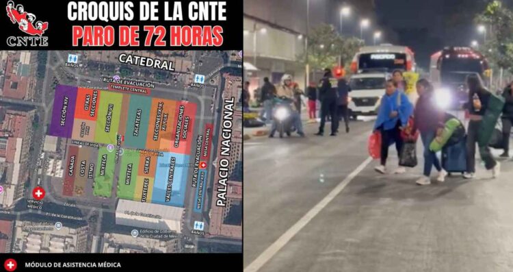 ¿Qué vialidades de la CDMX se verán afectadas por la marcha de la CNTE?
