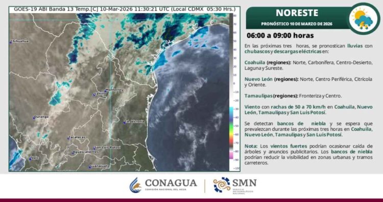 ¿Se esperan vientos intensos y posible formación de torbellinos en Tamaulipas?