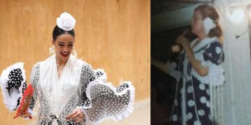 Ale Capetillo honra a su abuela en la Feria de Sevilla con un traje inspirado en su historia