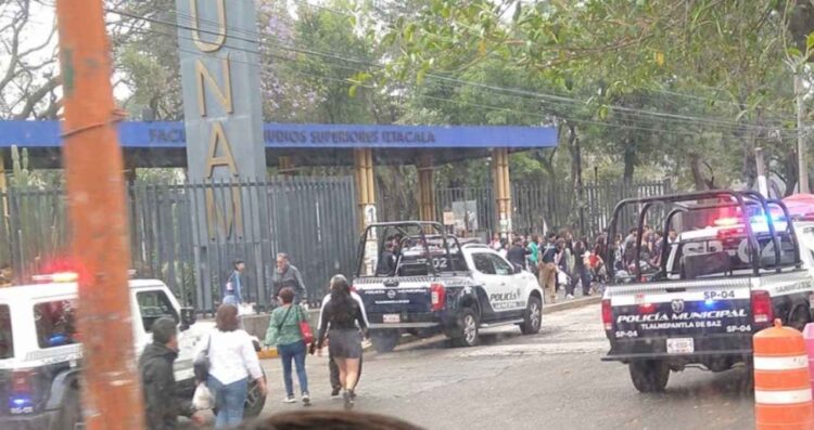 Amenaza de explosivo provoca evacuación en la FES Iztacala, Estado de México