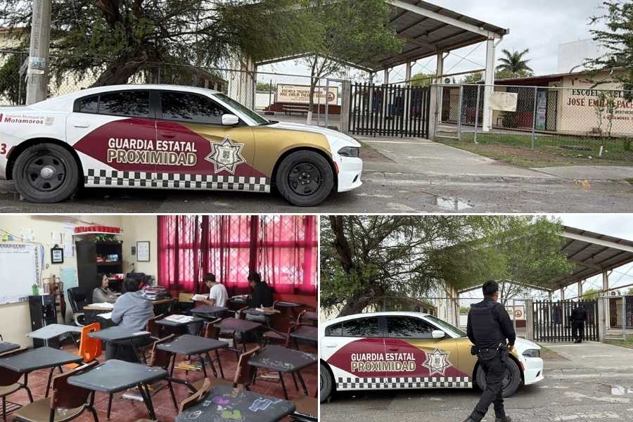 Amenaza en telesecundaria Matamoros