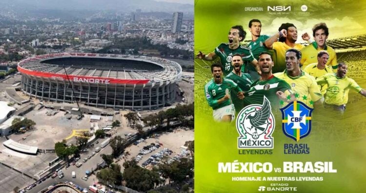Anuncian cierres viales y rutas especiales en CDMX para el México vs Brasil de leyendas