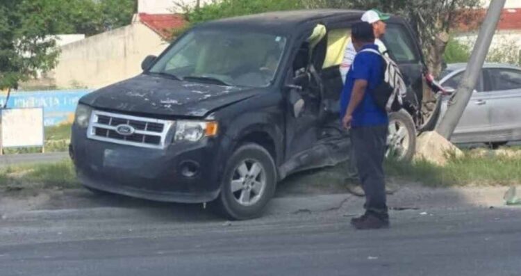 Aparatoso accidente en Reynosa