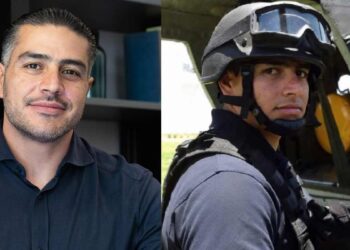 Así lucía de joven Omar García Harfuch en fotos familiares