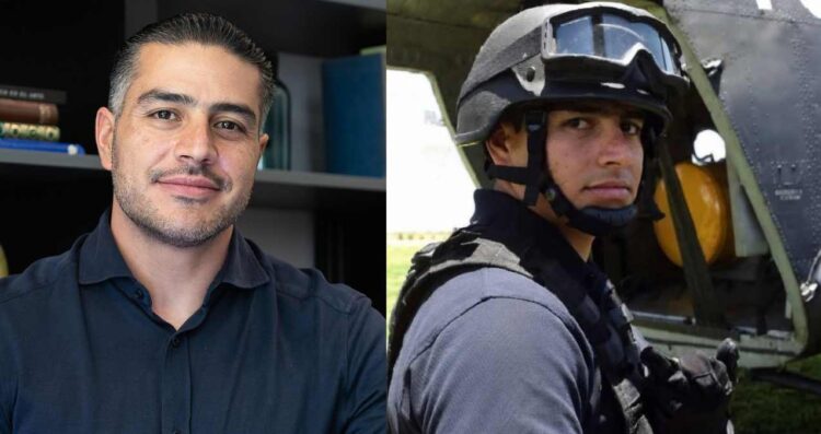 Así lucía de joven Omar García Harfuch en fotos familiares