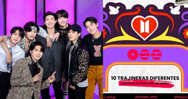 BTS llega a Xochimilco fechas, costos y todo lo que debes saber sobre las trajineras temáticas a BTS