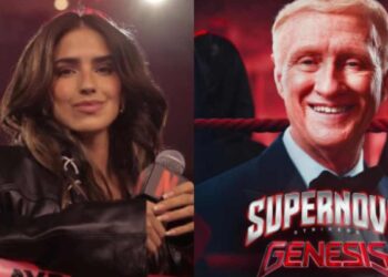 Bárbara de Regil confunde a Jimmy Lennon con John Lennon en Supernova Génesis