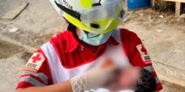 Bebé nace en casa con apoyo de Cruz Roja en Matamoros, Tamaulipas