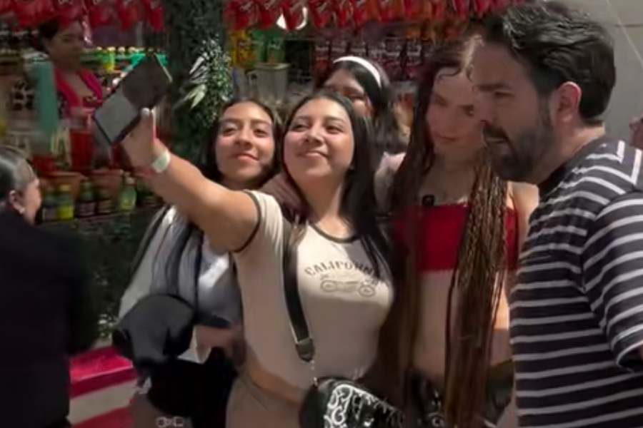 Belinda sorprende en tianguis de CDMX mientras graba nuevo proyecto (1)