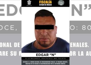 Cae Edgar “N”, subdirector de la Policía de Xalatlaco, Edomex, tras agredir a su pareja