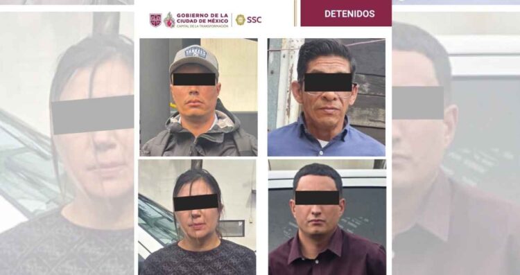 Cae banda criminal dedicada a asaltos contra automovilistas en la Ciudad de México