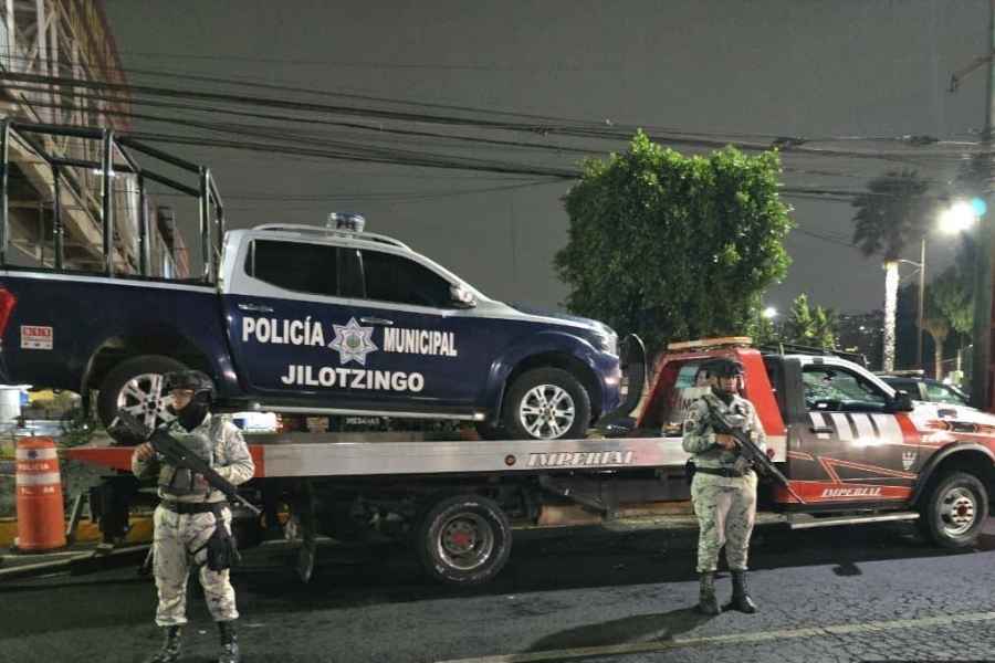 Cae el jefe policial de Jilotzingo y nueve hombres por robo en el Estado de México